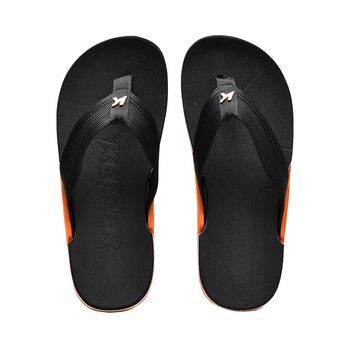 Sandalia-Preto-Branco-e-Laranja-Cushy-|-Kenner-Tamanho--35---Cor--PRETO-0